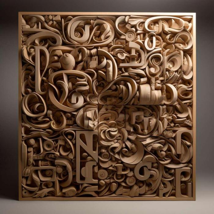 نموذج ثلاثي الأبعاد لآلة CNC 3D Art 